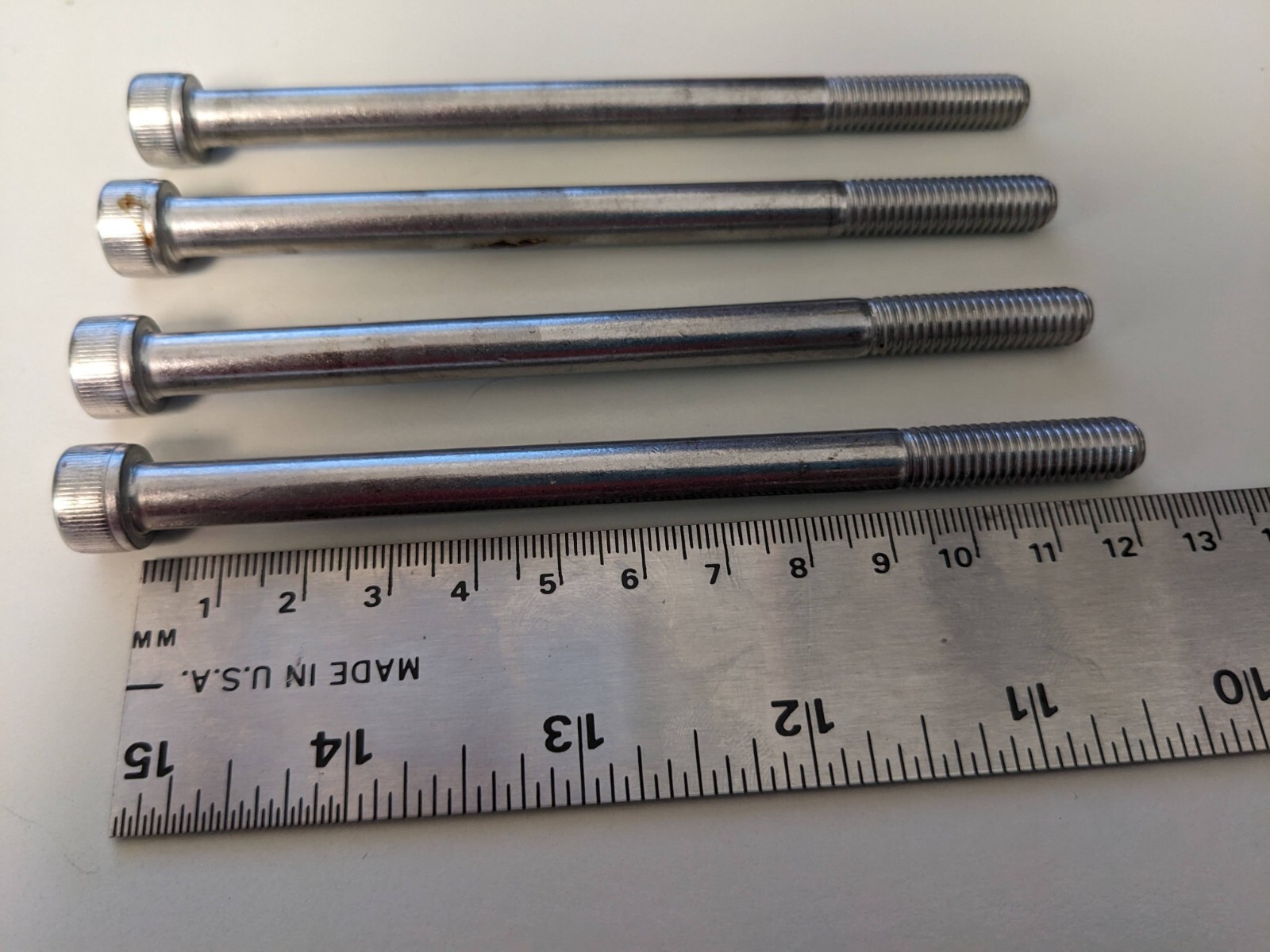 10PCS M8-1.25x 120mm (PT) Stainless Steel Socket Head Cap Screws, Metric DIN 912 10PCS M8-1.25x 120mm (PT) Stainless Steel Socket Head Cap Screws, Metric DIN 912