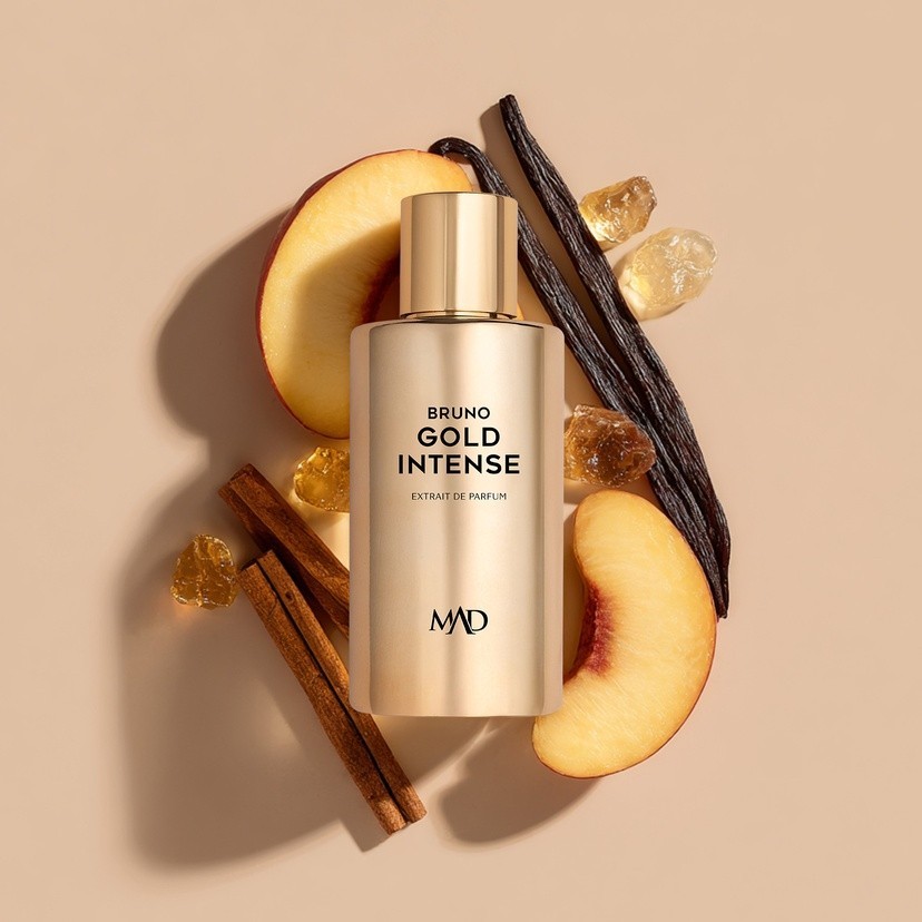 Mad Bruno Gold Intense Eau de Parfum 100ml Spicy Amber Vanilla Long Lasting