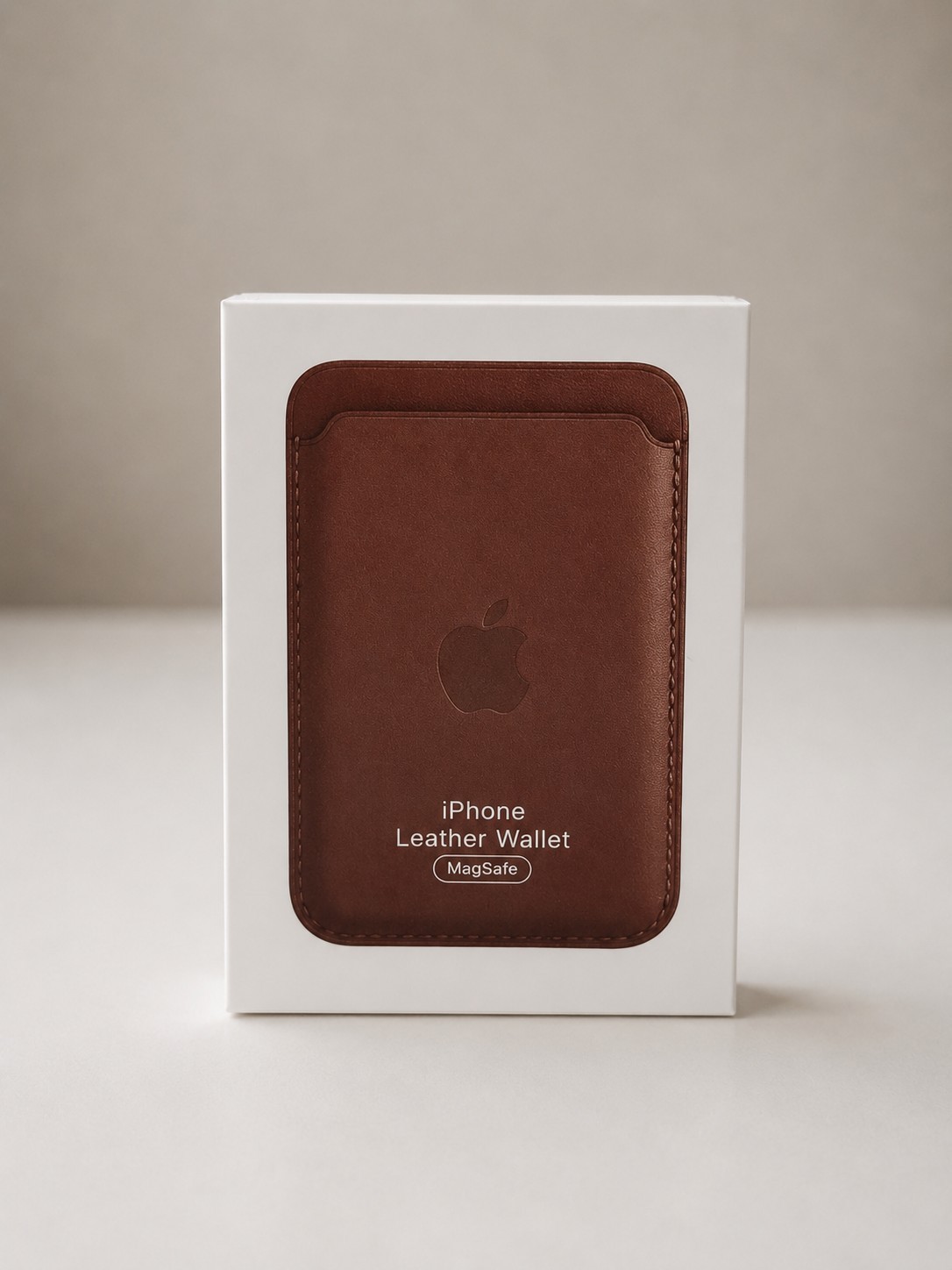 Leather Wallet with MagSafe for Apple iPhone Magsafe Series - Dark Brown Leather Wallet with MagSafe for Apple iPhone Magsafe Series - Dark Brown