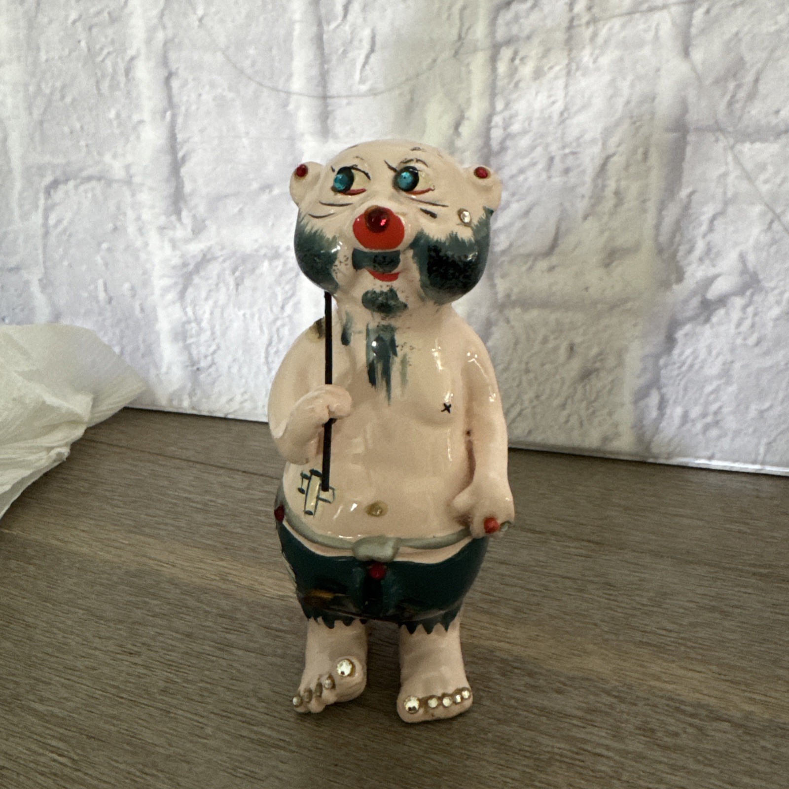 Vintage Kreiss Psycho Ceramics Elegant Heirs Hobo Figure Vintage Kreiss Psycho Ceramics Elegant Heirs Hobo Figure