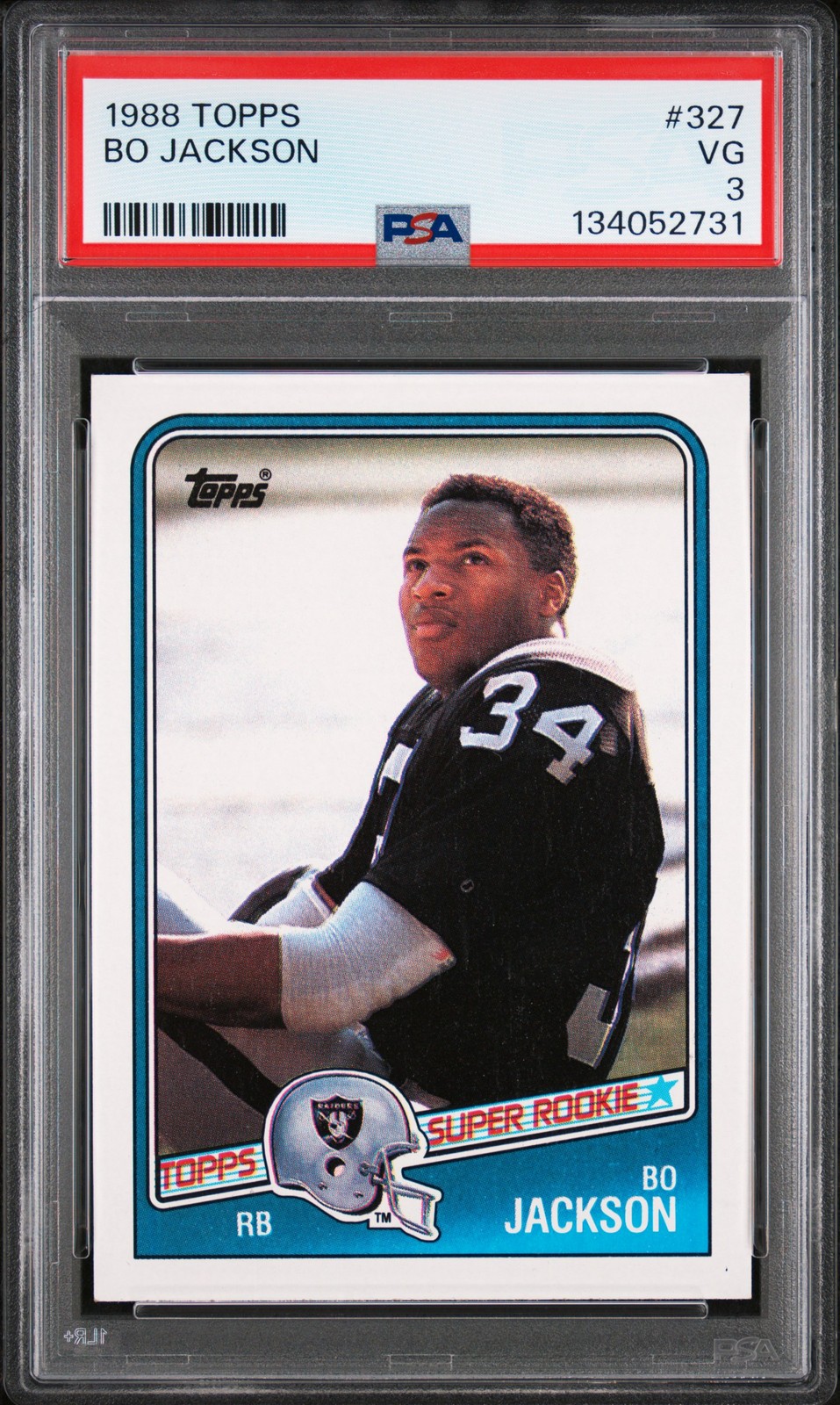 1988 Topps #327 Bo Jackson PSA 3