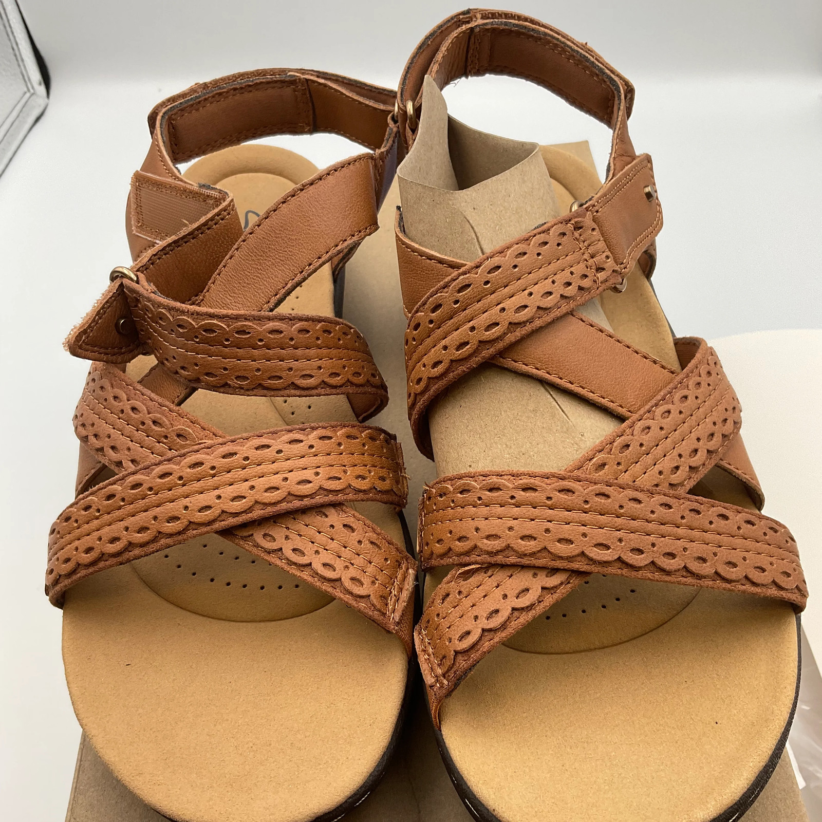 Clark’s Collection Laurieann Rena Tan Women\'s Size 8.5 M New in Box Clark’s Collection Laurieann Rena Tan Women\'s Size 8.5 M New in Box