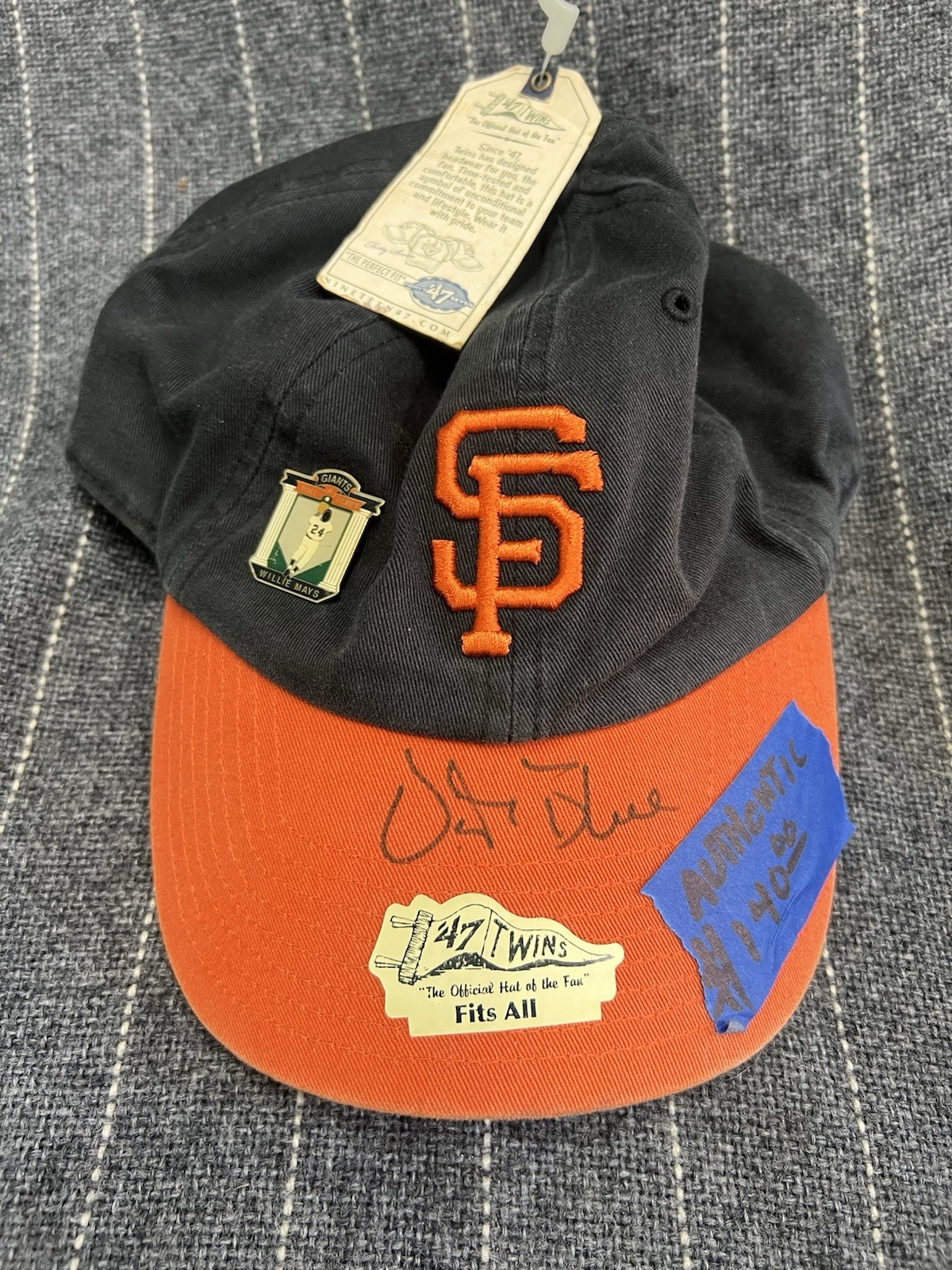 Authentic San Francisco Giants baseball hat, 47 twins brand, With Tag Authentic San Francisco Giants baseball hat, 47 twins brand, With Tag