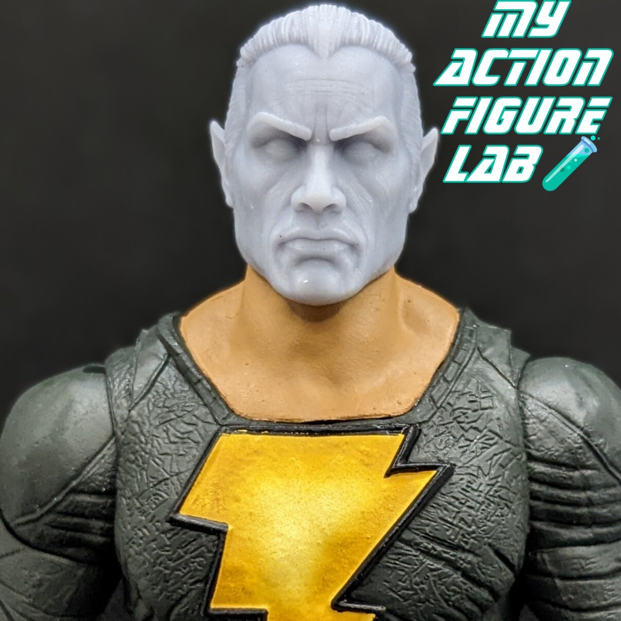 Snyderverse DCEU 3D Printed Custom Head Sculpt Unpainted