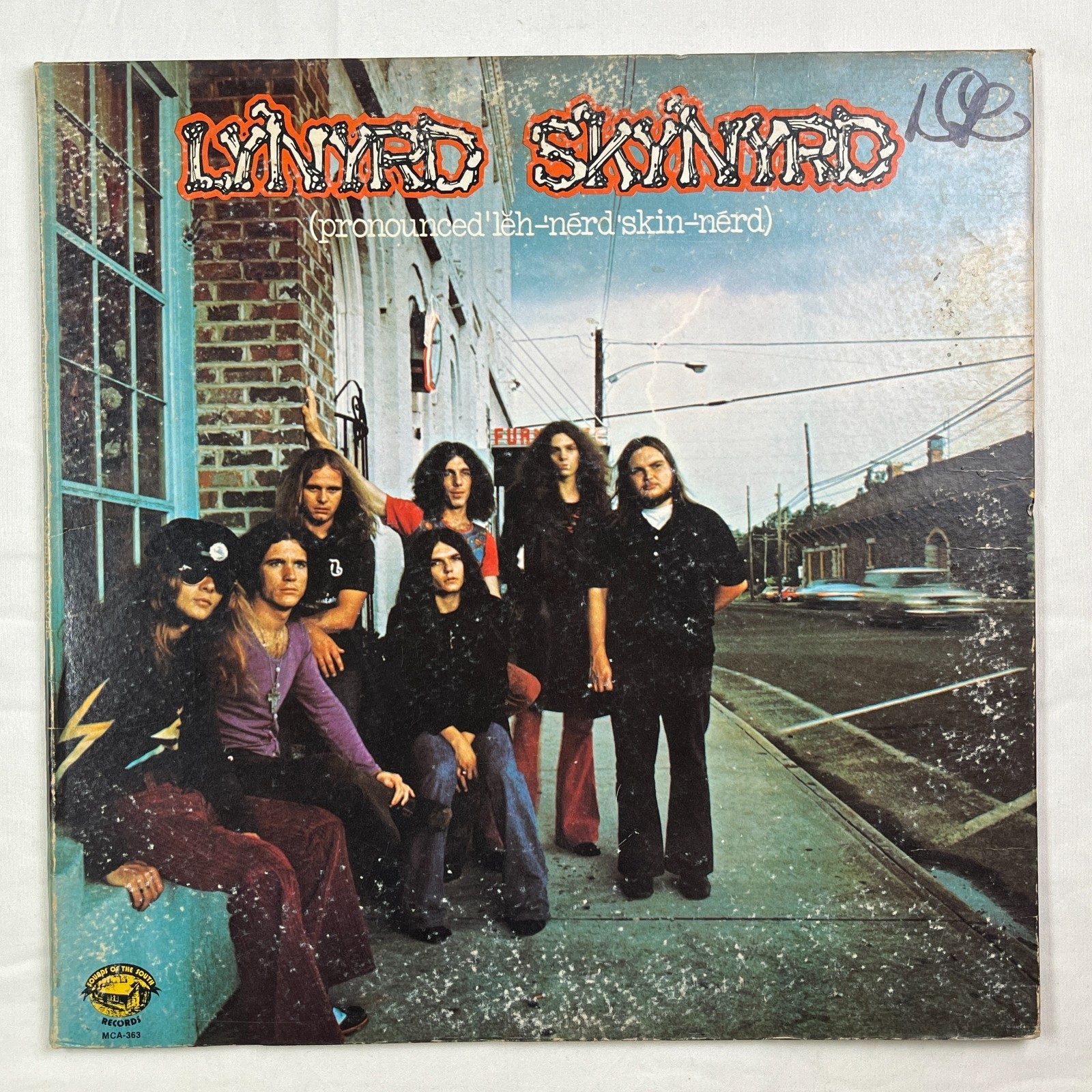 LYNYRD SKYNYRD Pronounced Leh-Nerd Skin-Nerd 1973 Vinyl LP MCA-363 - VG+