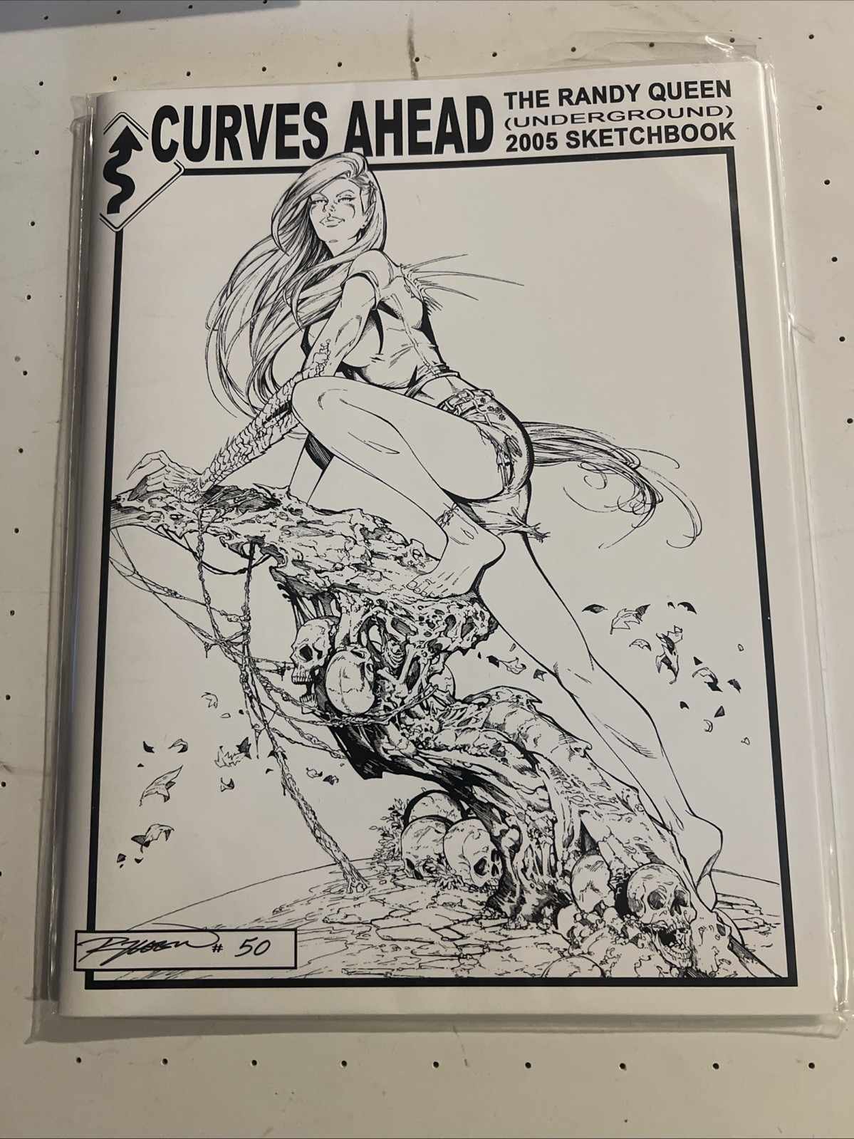 Darkchylde Randy Queen 2005 Sketchbook Curves Ahead #50 of 100 Darkchylde Randy Queen 2005 Sketchbook Curves Ahead #50 of 100