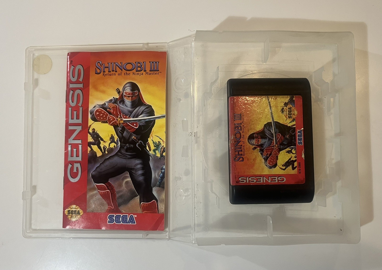 Shinobi III: Return of the Ninja Master Sega Genesis Game & Manual - AUTHENTIC Shinobi III: Return of the Ninja Master Sega Genesis Game & Manual - AUTHENTIC