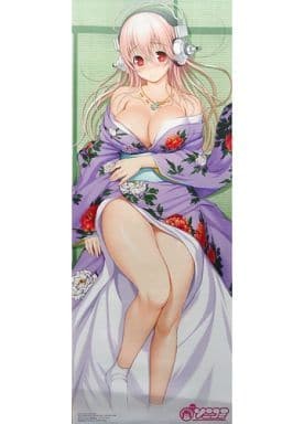Super Sonico Tsujisanto Original Art Huge Tapestry WonderGOO Bonus 120x45cm