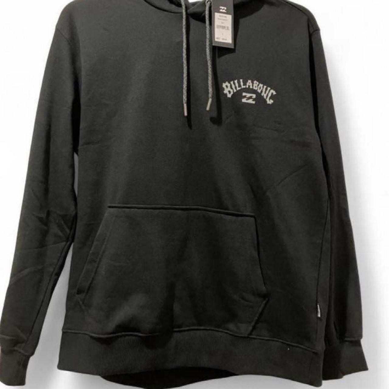 Billabong Black Pullover Hoodie / Sweatshirt With Kangaroo Pouch Pocket Billabong Black Pullover Hoodie / Sweatshirt With Kangaroo Pouch Pocket