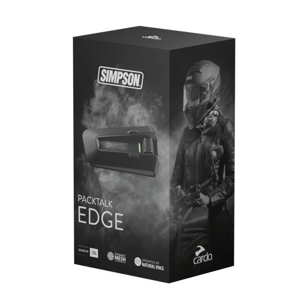 Simpson Cardo/Simpson Packtalk Edge Communication System - Connect With Up To 15 Simpson Cardo/Simpson Packtalk Edge Communication System - Connect With Up To 15