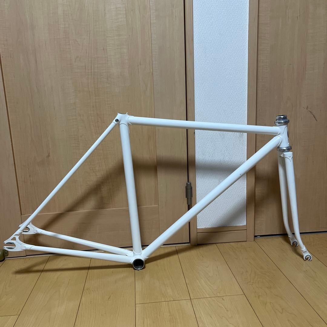 Panasonic NJS Pista Track Bike Frame Set DURA-ACE Headset Steel 510mm Top Tube