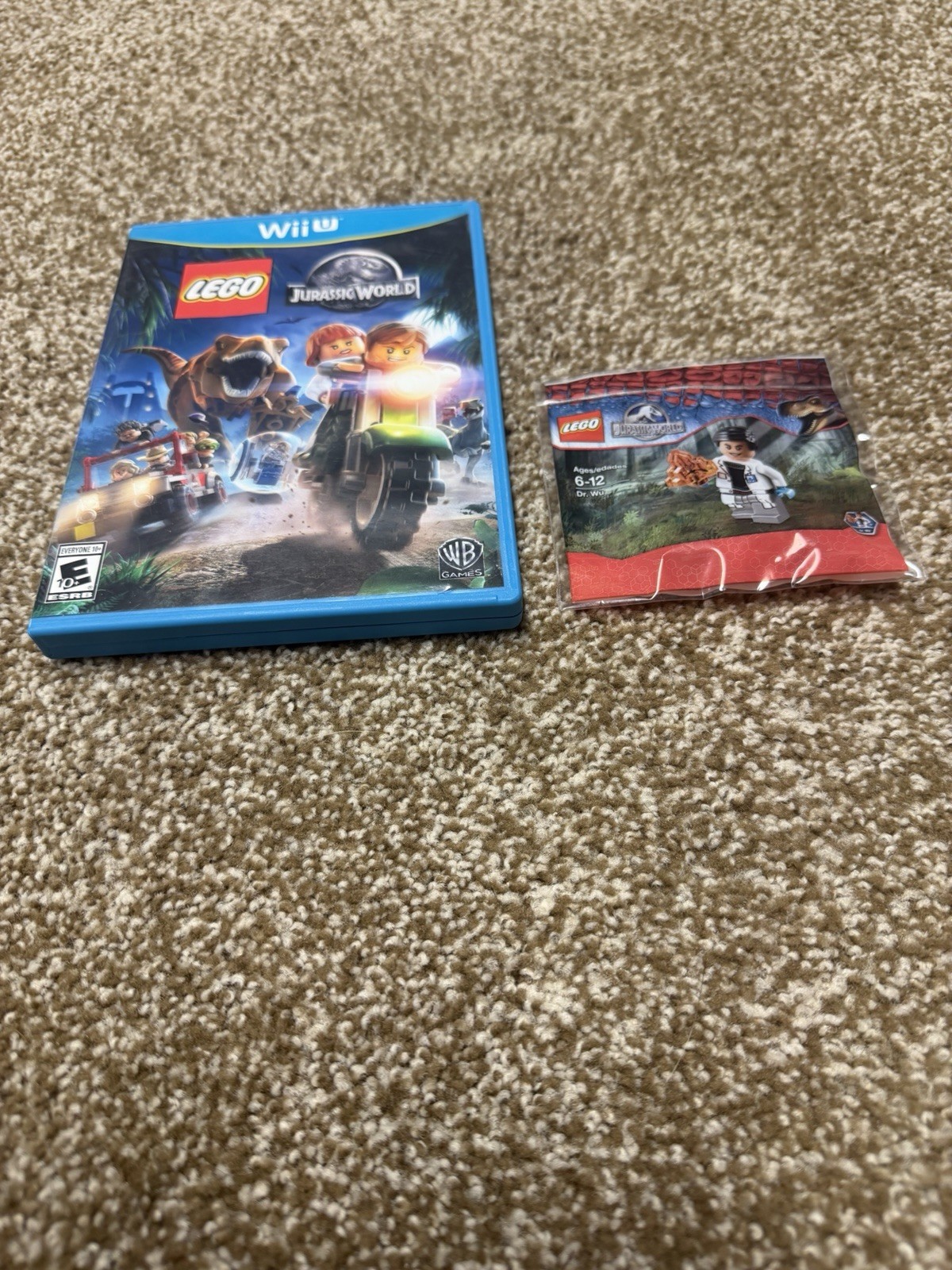 Lego Jurassic World Nintendo Wii U Target Exclusive No Code Dr. Wu Mini Fig Lego Jurassic World Nintendo Wii U Target Exclusive No Code Dr. Wu Mini Fig