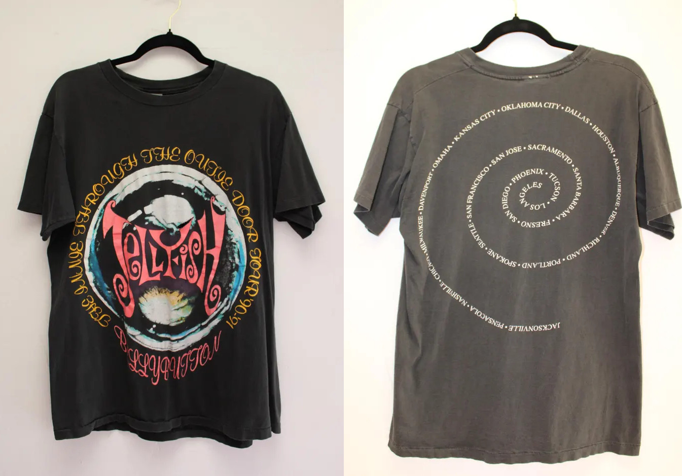 Rare Jellyfish Band T-Shirt Vintage 1990 Bellybutton Tour Size S-5XL U319