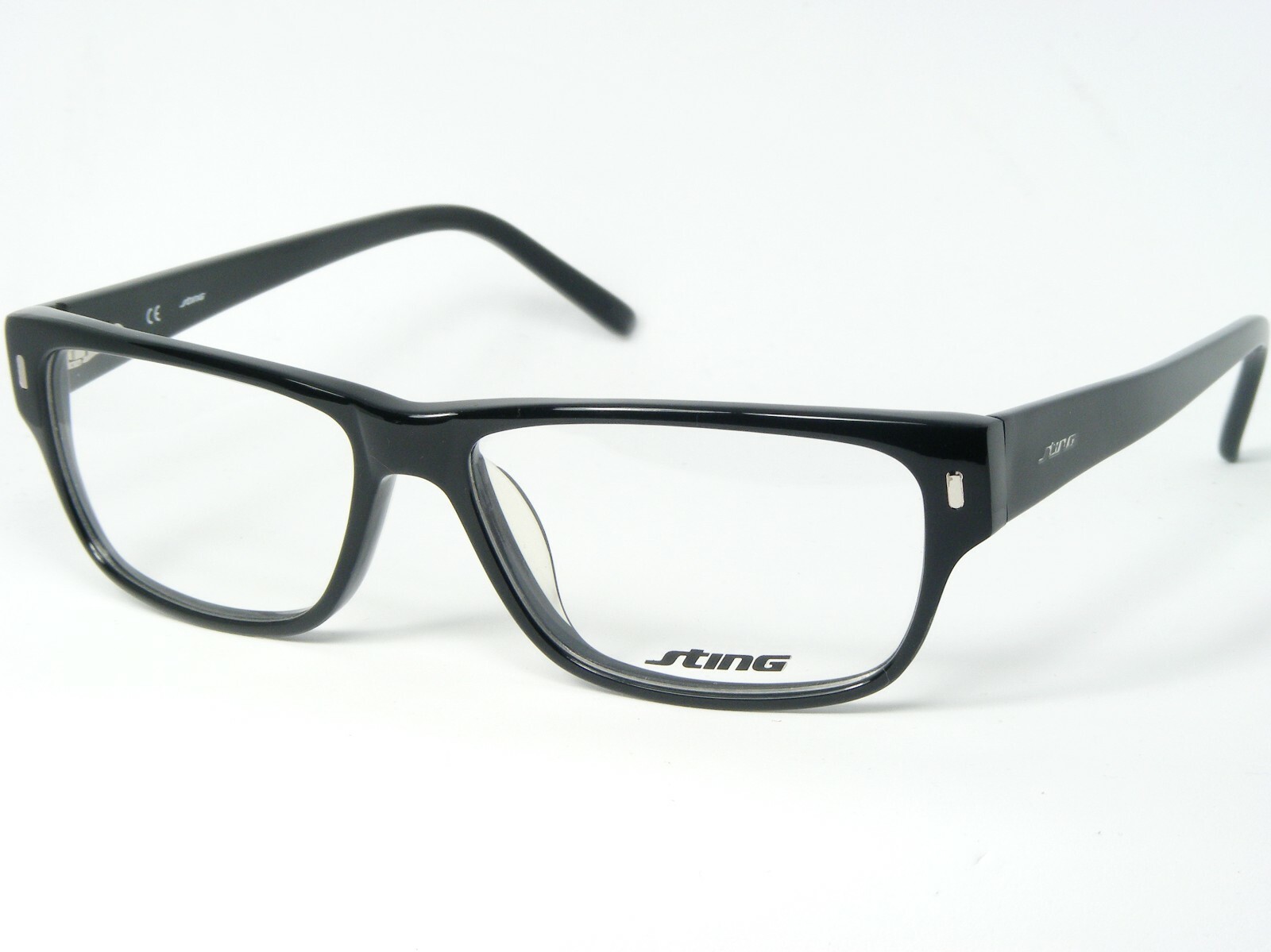 STING VS6416 COL.0700 SHINY BLACK EYEGLASSES GLASSES PLASTIC FRAME 53-14-140mm