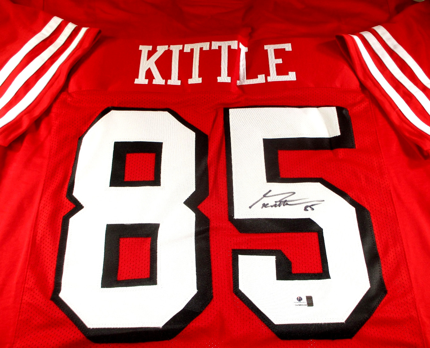 George Kittle / Autographed San Francisco 49ers Red Custom Football Jersey / COA