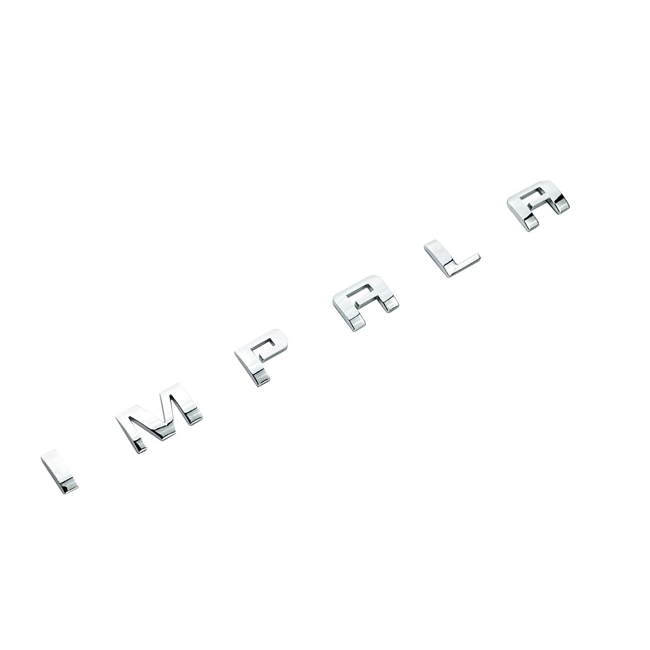 1Pc Chrome Door Emblem Letter Nameplate for 14-20 Impala 84445338 22743583 1Pc Chrome Door Emblem Letter Nameplate for 14-20 Impala 84445338 22743583