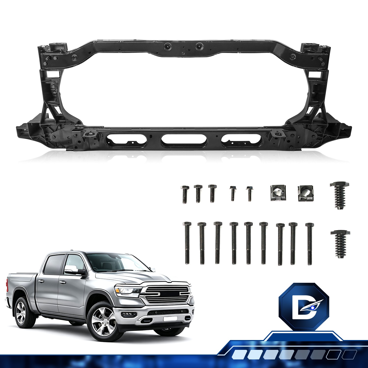 2019 2020 2021 2022-2024 For Dodge Ram 1500 Front Radiator Support 68403786AD 2019 2020 2021 2022-2024 For Dodge Ram 1500 Front Radiator Support 68403786AD