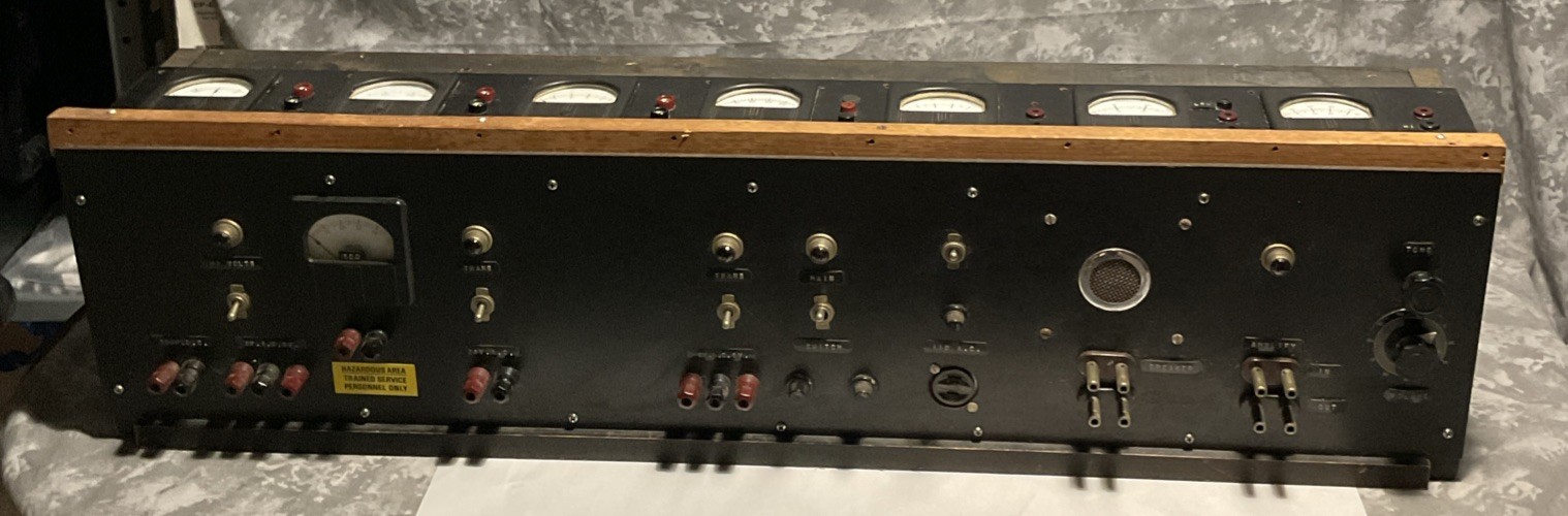 Antique/ VTG Custom 1920\'s/30\'s Tube ( Unit)Mixer- Untested 36”Wx 10Hx7 Antique/ VTG Custom 1920\'s/30\'s Tube ( Unit)Mixer- Untested 36”Wx 10Hx7