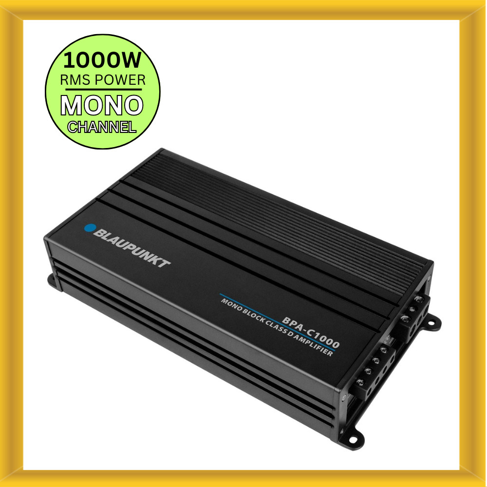 Blaupunkt C-Series BPA-C1000 Monoblock Car Amplifier 1000W RMS 1 OHM Class D Blaupunkt C-Series BPA-C1000 Monoblock Car Amplifier 1000W RMS 1 OHM Class D