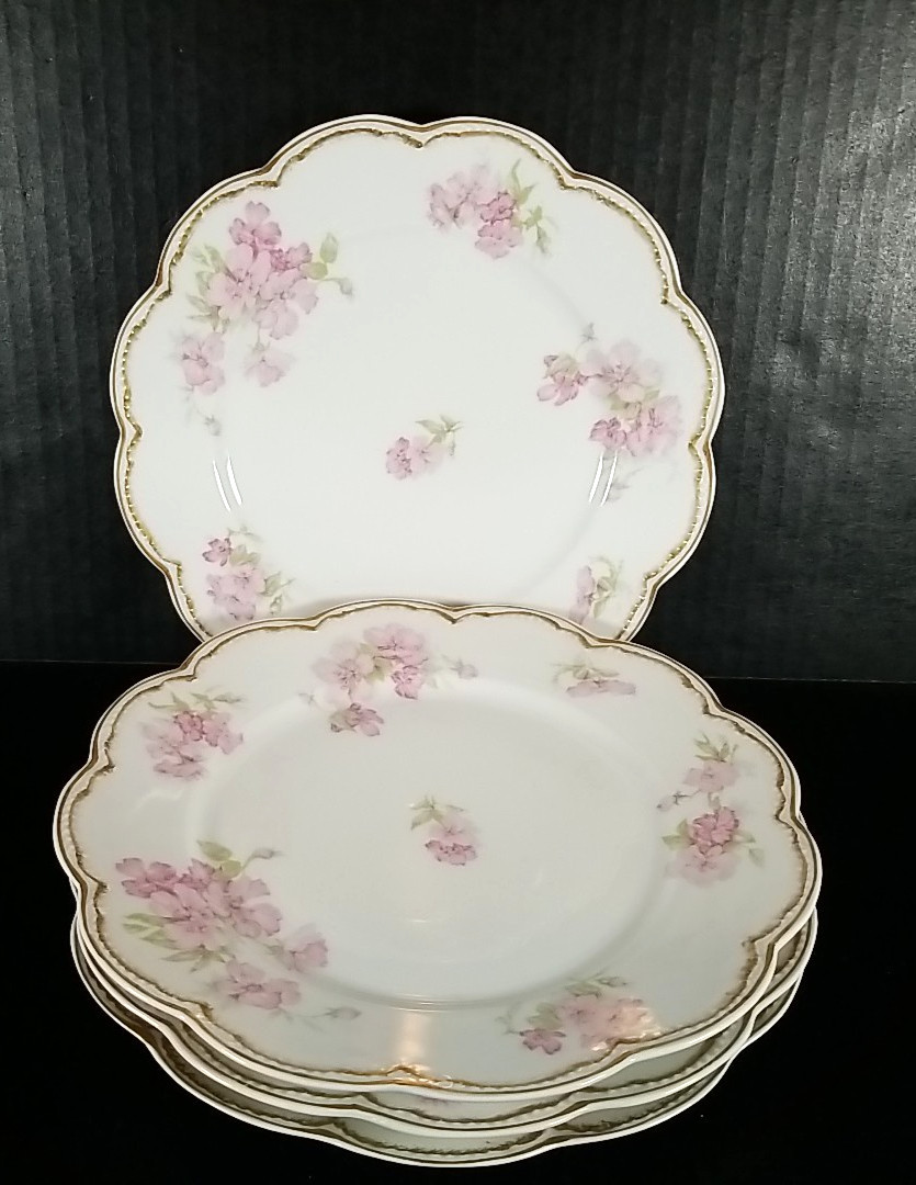 Haviland Limoges Salad Plates 7 1/2\