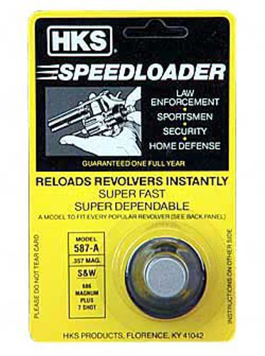  HKS 7-shot Speedloader 357 Magnum Fits S&W 686 Mag Plus Taurus 617, 627 - 587-A