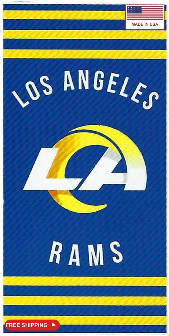 Northwest NFL Los Angeles Rams Unisex-Adult Beach Towel, 30\ Northwest NFL Los Angeles Rams Unisex-Adult Beach Towel, 30\