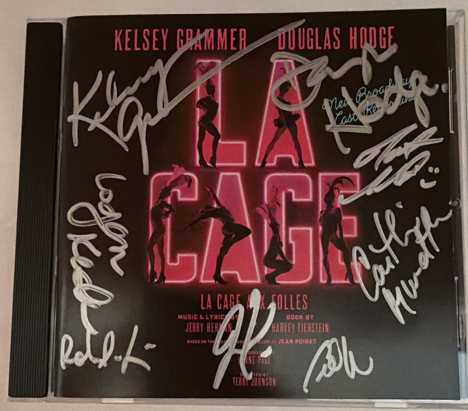 La Cage aux Folles 2010 Broadway Cast CDMULTISIGNED Kelsey Grammer Douglas Hodge