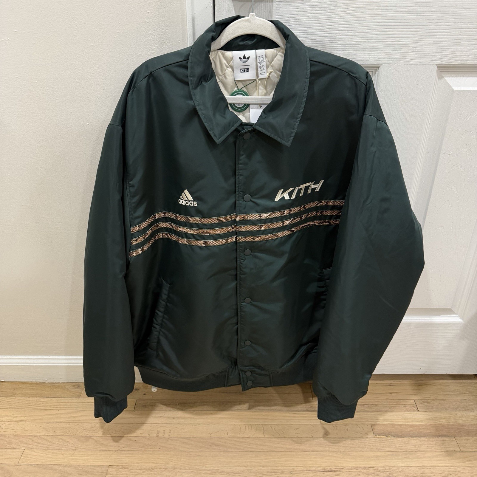 Kith x adidas Football Python Gorman Jacket Men Size 2XL