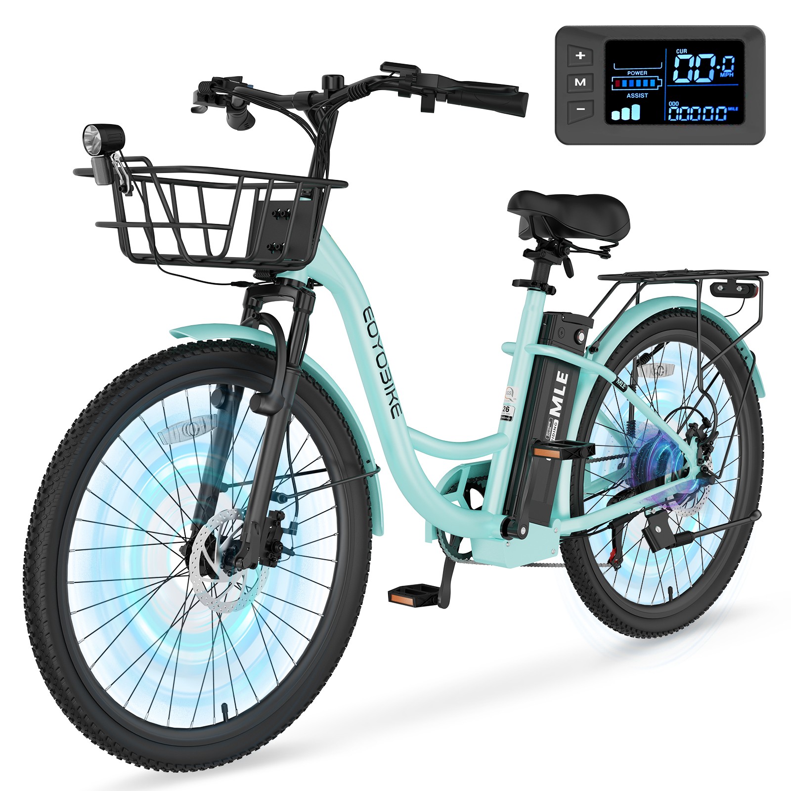 NAIZEA  Adults Electric Bike 700W Peak Power Commuter Ebike & 36V 10.4Ah Battery