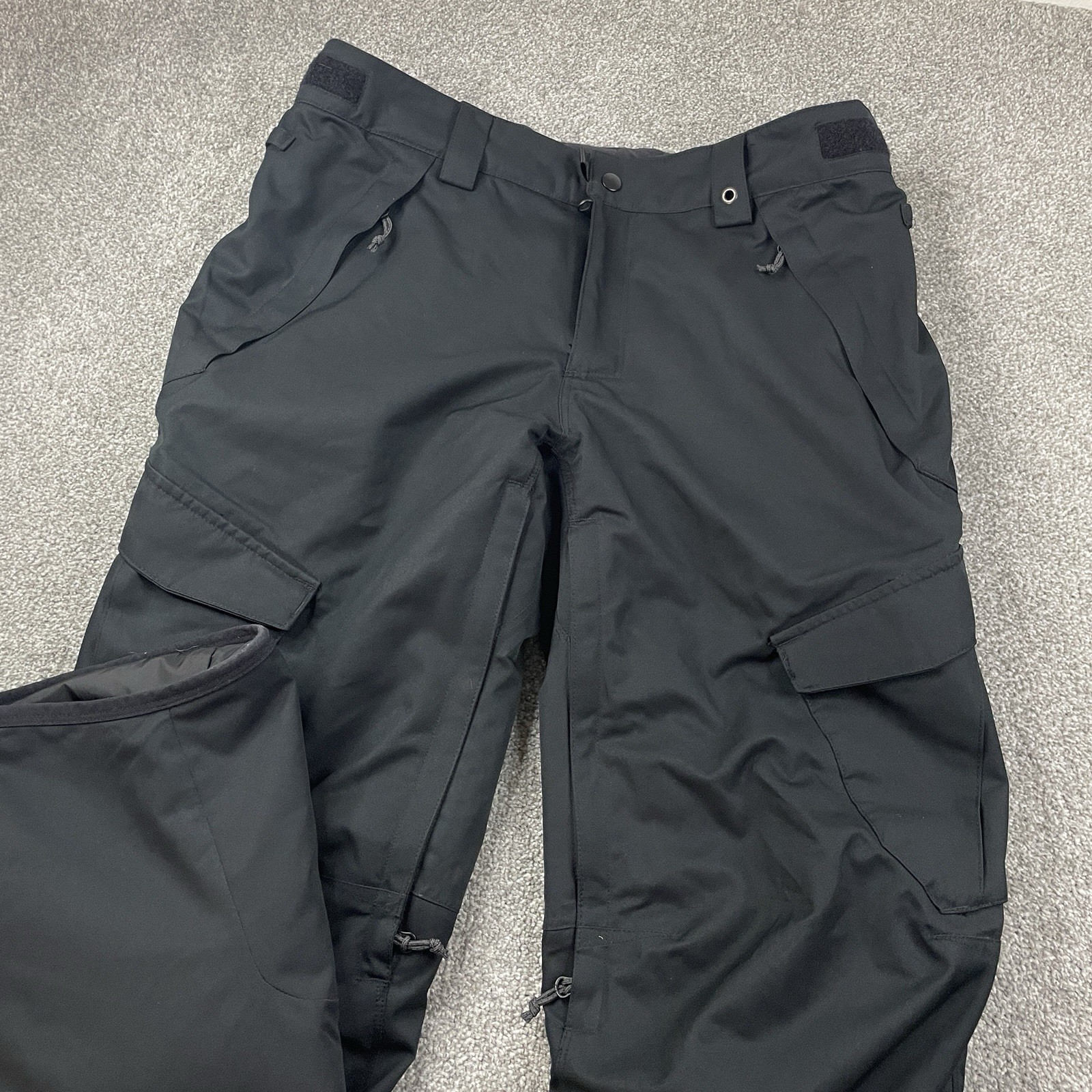 686 Black Infinity Insulated Cargo Pocket Winter Ski Snow Infidry Pants Mens M