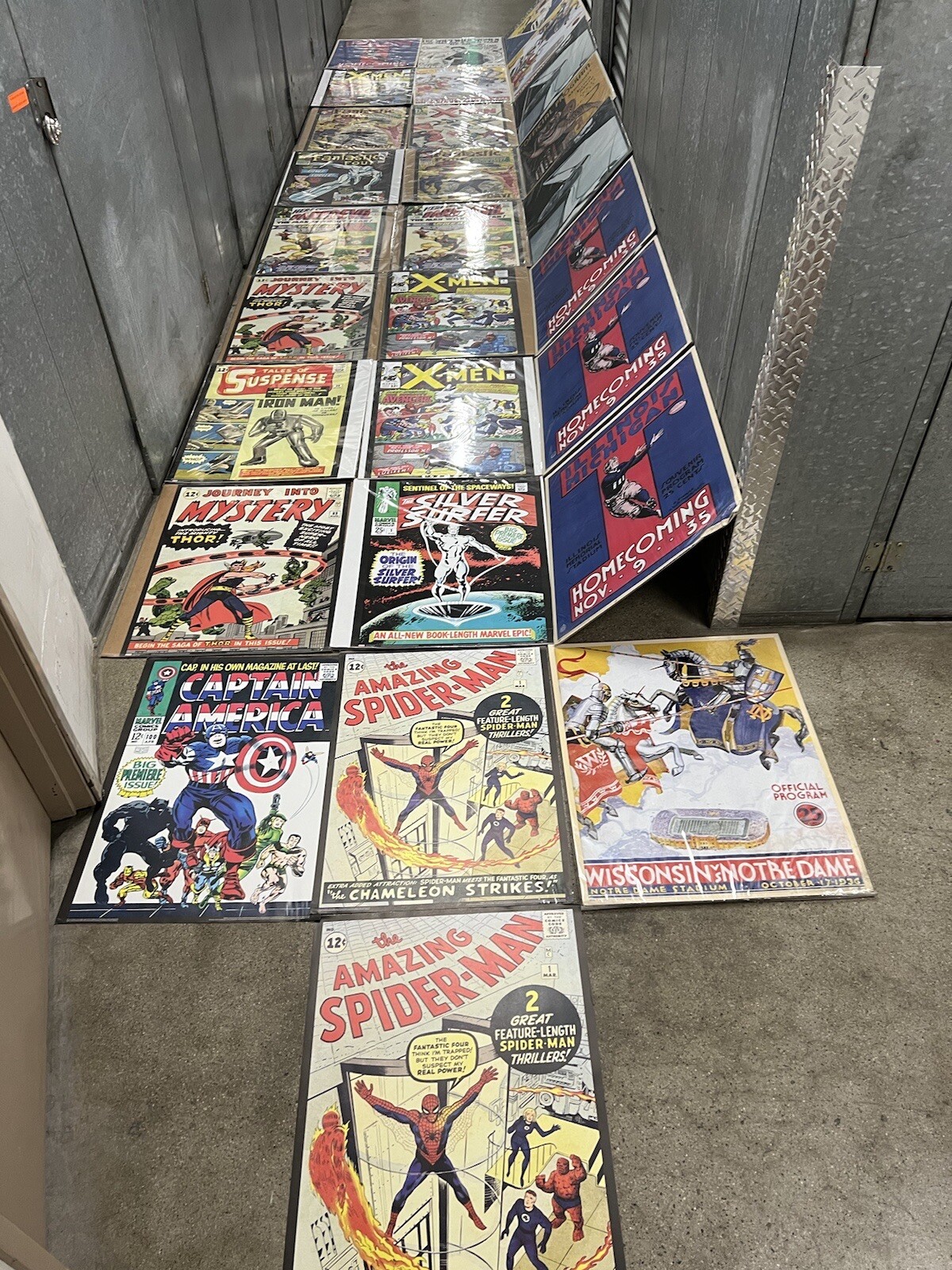 LOT OF 28 MOVIE POSTERS VINTAGE MARVEL COMICS X-MEN SPIDER-MAN etc ASGARD PRESS LOT OF 28 MOVIE POSTERS VINTAGE MARVEL COMICS X-MEN SPIDER-MAN etc ASGARD PRESS