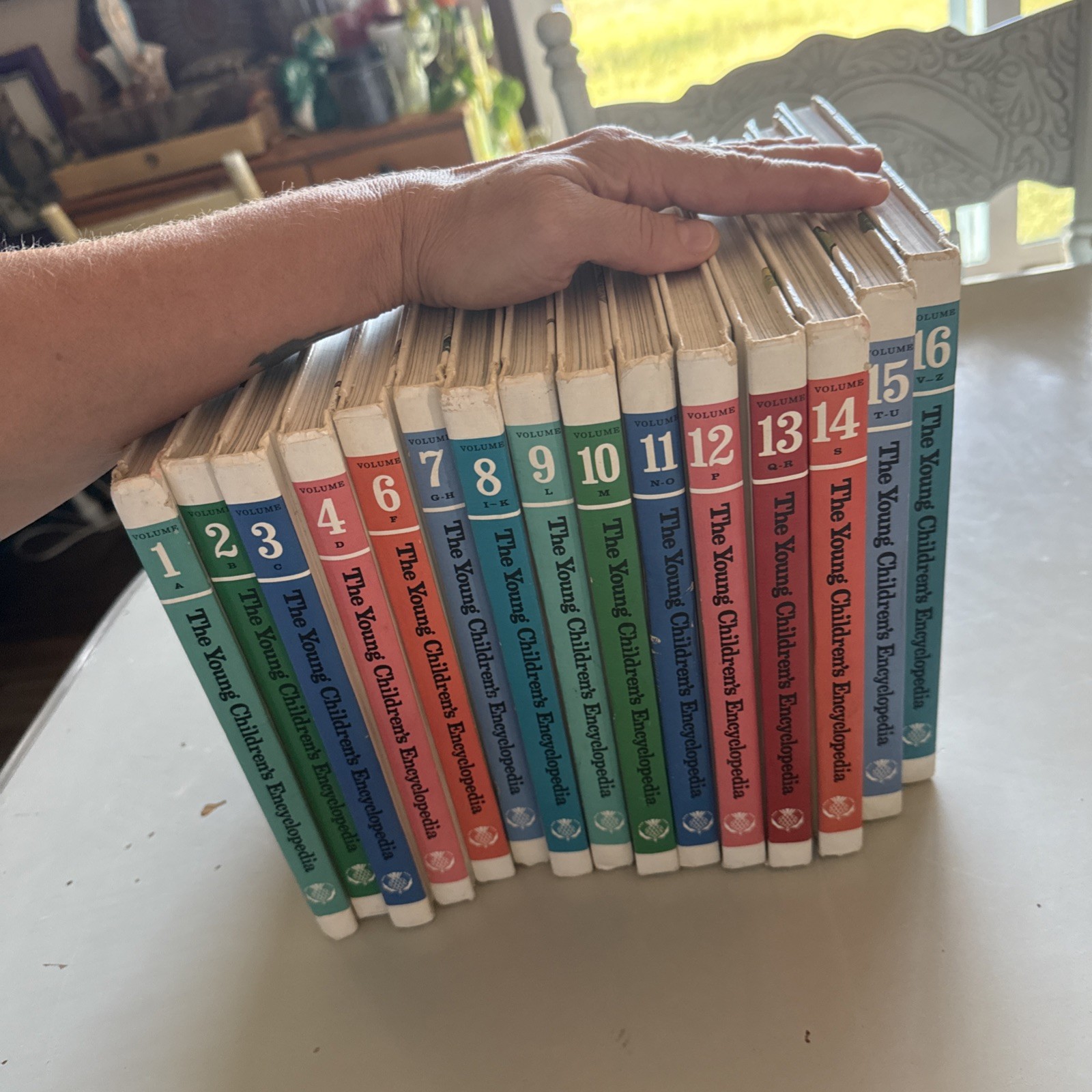 The Young Children's Encyclopedia Britannica Volumes 1-16 (minus 5) 1988 HC Set