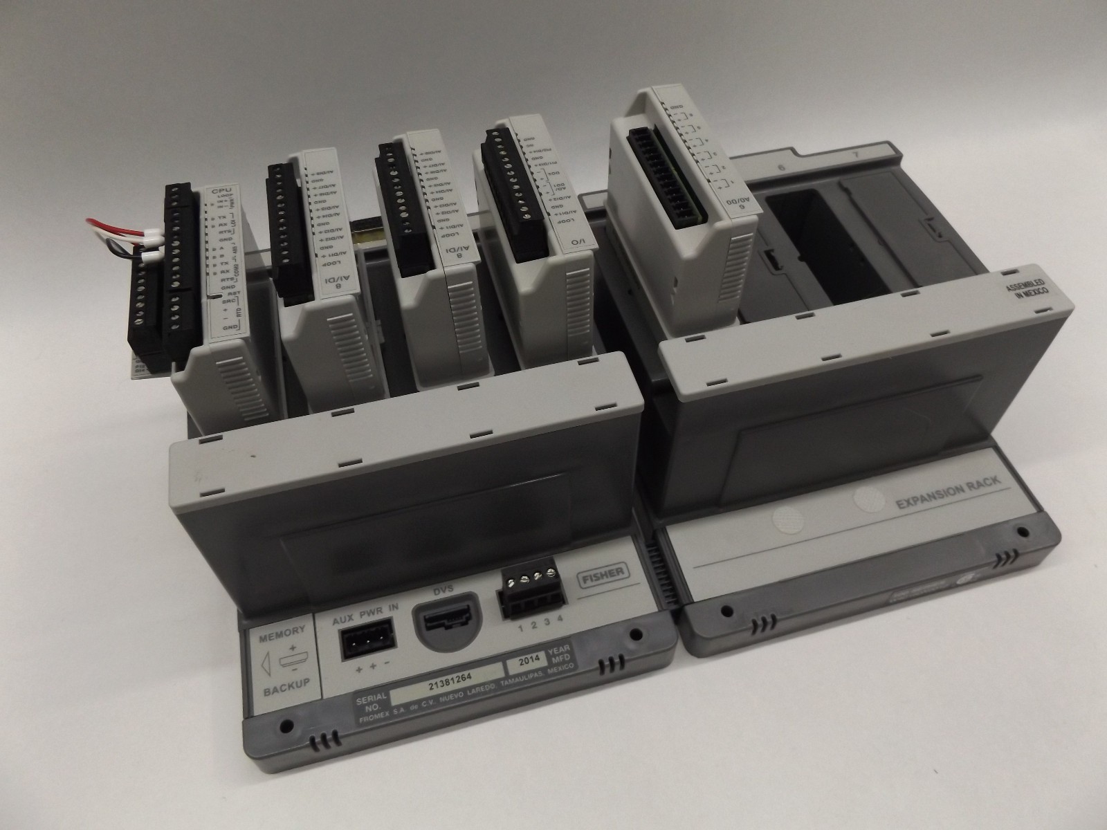 Emerson Fisher ROC 107/100 SERIES COMBO with CPU and 4 additional Modules