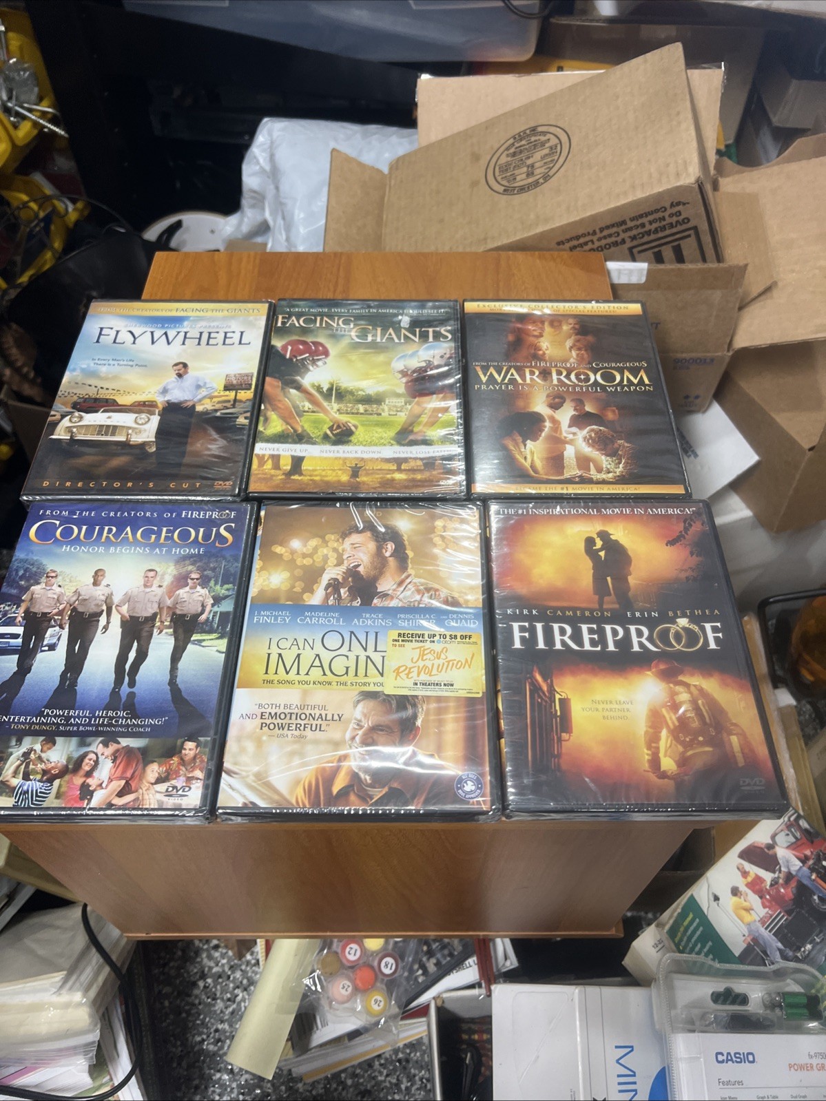 Lot of 6 Christian Movies(6 DVDs) Including Fireproof Courageous And More New