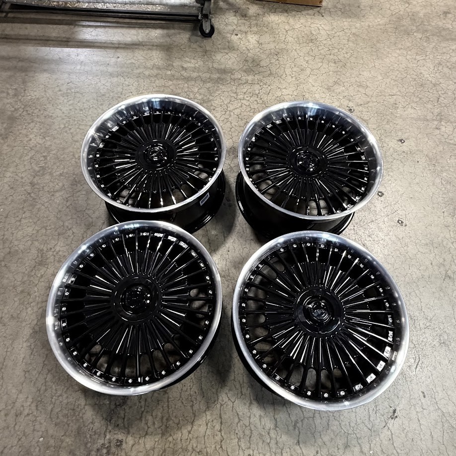 Used 19x8.5/19x9.5 MRR VP4 5x114.3 35/35 73.1 Black Machined Lip Wheels set-4 Used 19x8.5/19x9.5 MRR VP4 5x114.3 35/35 73.1 Black Machined Lip Wheels set-4