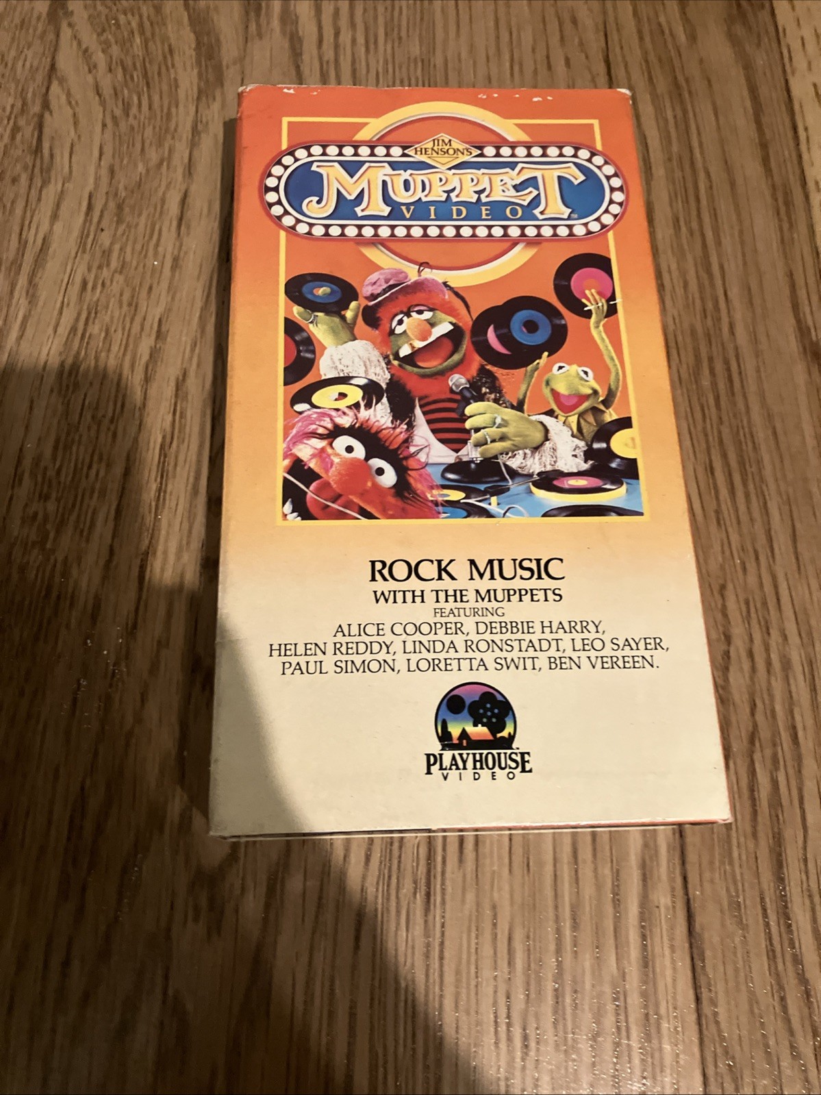 Rock Music with the MUPPETS VHS Jim Henson Alice Cooper Blondie Very Rare