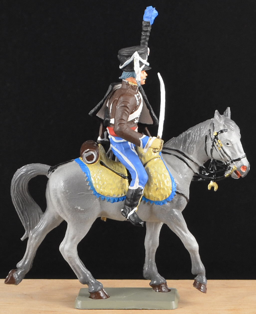 Super Starlux L\'Empire - French Hussar w Sabre 2nd Reg\'t - 65mm mint condition