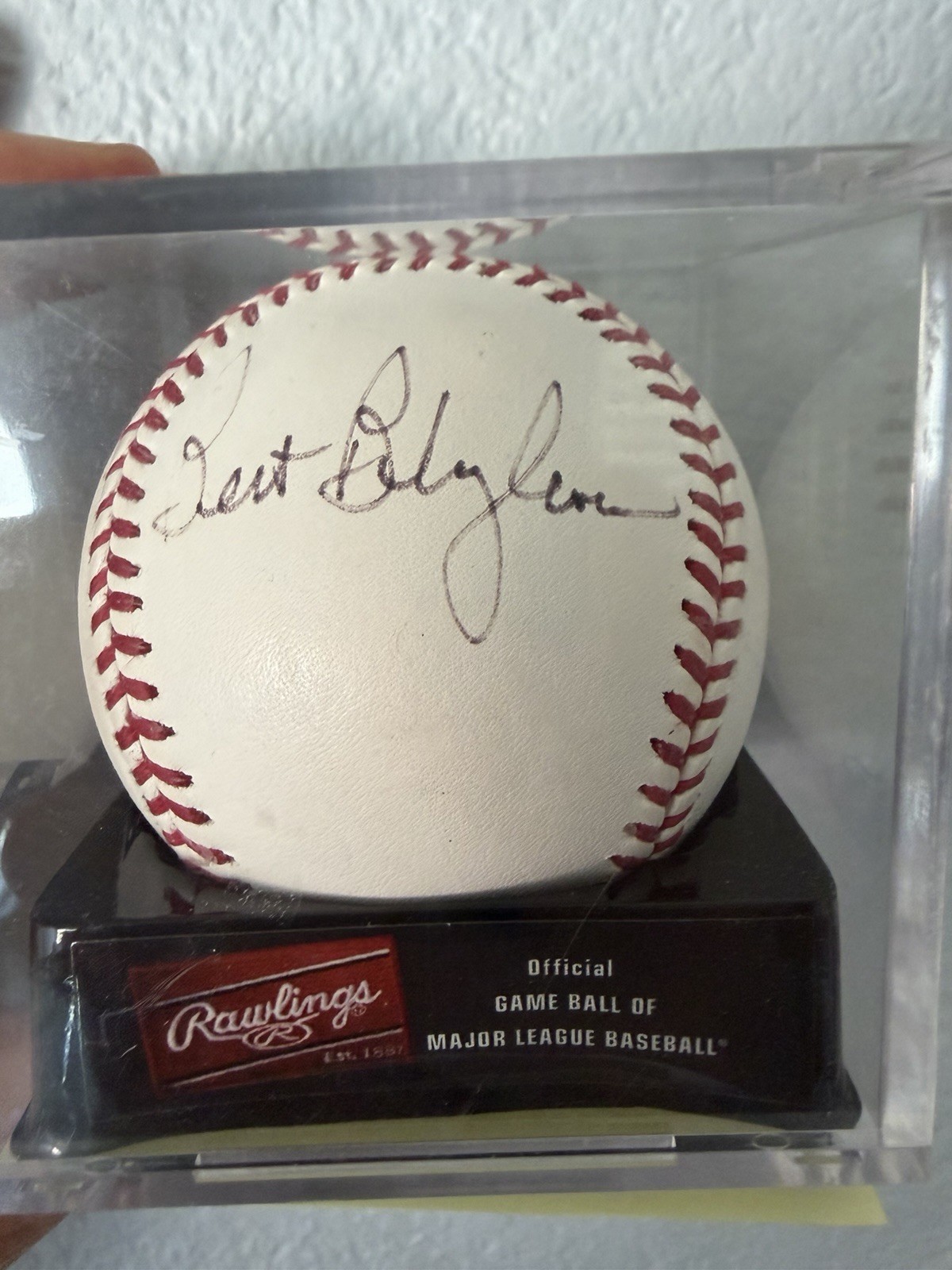 Bert Blyleven Signed Baseball Bert Blyleven Signed Baseball
