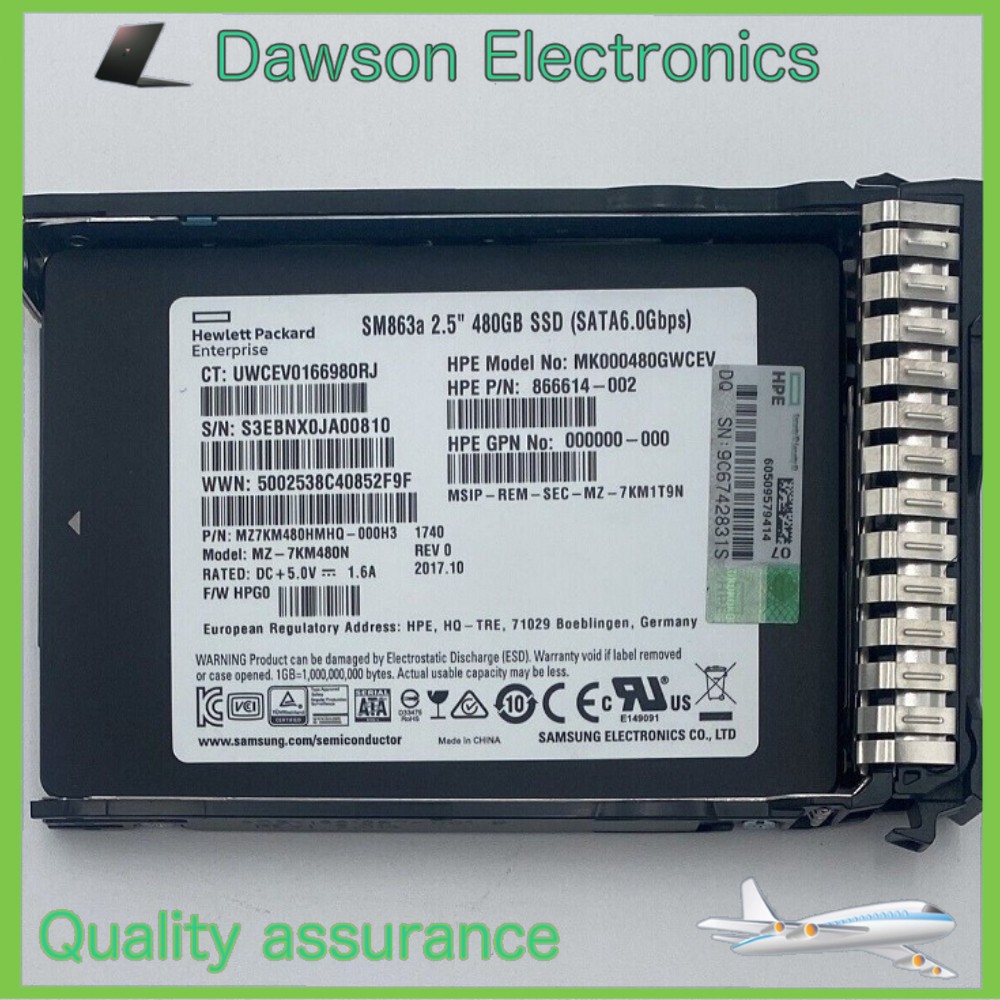 P18432-B21 P18477-001 HPE SATA 480GB 6G 2.5