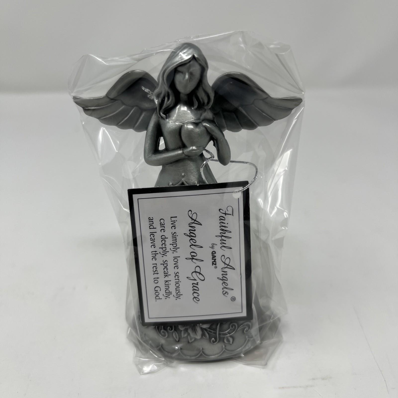 NIB Angel of Grace- Faithful Angels Pewter Angel Figurine Friend Gift