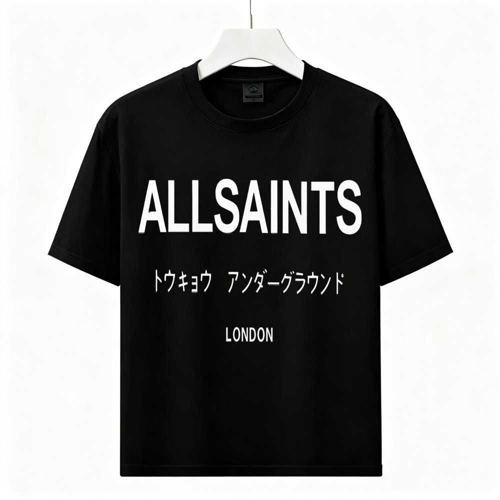 ALLSAINTS Tokyo Underground London Graphic T‑Shirt Unisex Urban Streetwear Tee