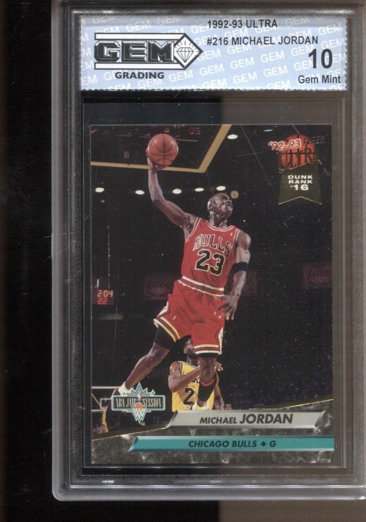 1992-93 Michael Jordan Ultra #216 Gem Mint 10 Chicago Bulls GOAT HOF MVP