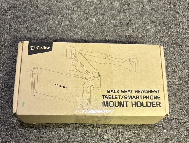 Cellet Tablet CD Slot Car Mount Holder 360° Rotation Fits iPad Samsung Kindle