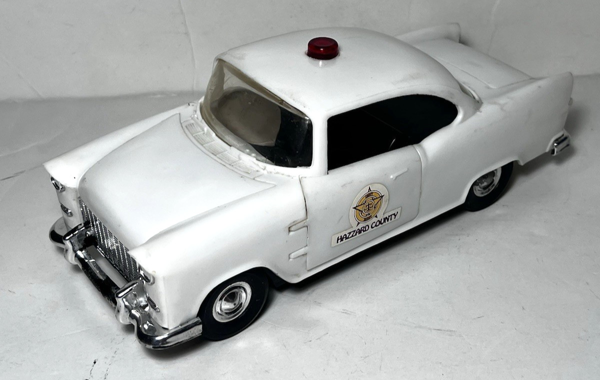 Vintage 1976 MEGO Dukes of Hazzard County Sheriff POLICE Chase CAR 55 Chevy Vintage 1976 MEGO Dukes of Hazzard County Sheriff POLICE Chase CAR 55 Chevy