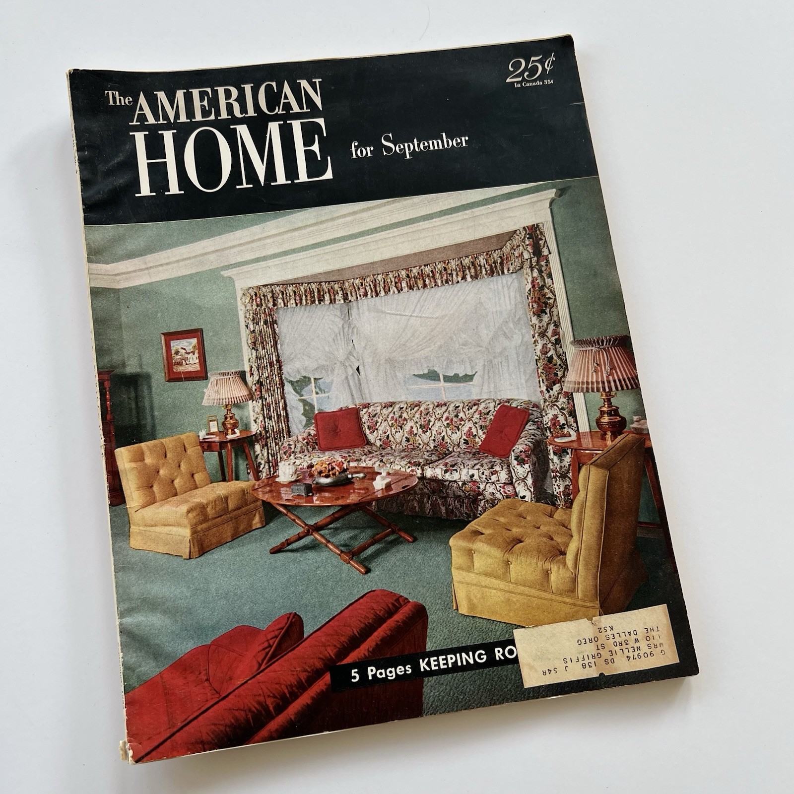 ✨Vintage MCM The American Home September 1952 Magazine Mid Century Home Decor ✨Vintage MCM The American Home September 1952 Magazine Mid Century Home Decor