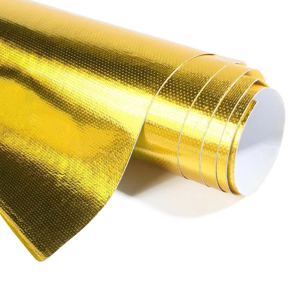 Aluminized Heat Shield Thermal Barrier Adhesive Heat Sleeve 40