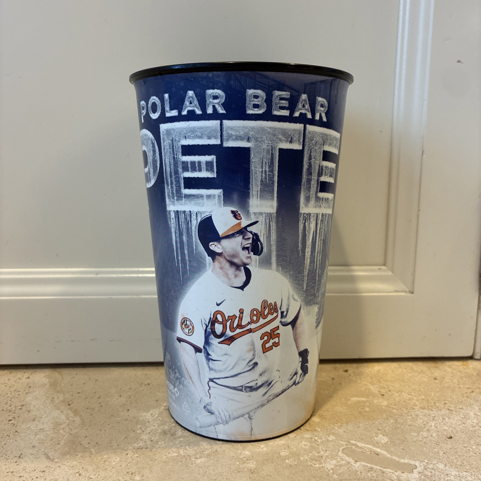 Royal Farms Polar Bear Pete Pete Alonso Baltimore Orioles MLB Beverage Cup Royal Farms Polar Bear Pete Pete Alonso Baltimore Orioles MLB Beverage Cup