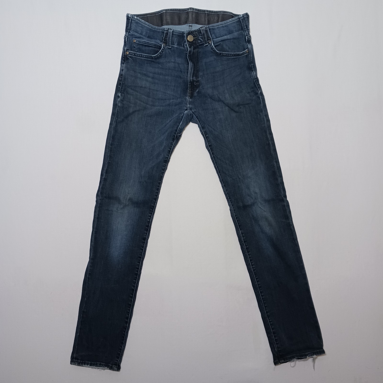 Lee Extreme Motion MVP Mens Slim Tapered Leg Jeans 32X36 Dark Wash