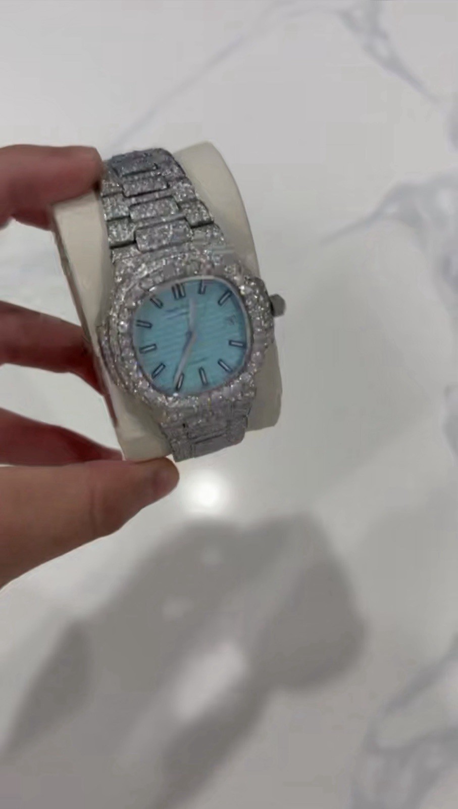 Iced Out P Moissanite Watch Men Iced Out P Moissanite Watch Men