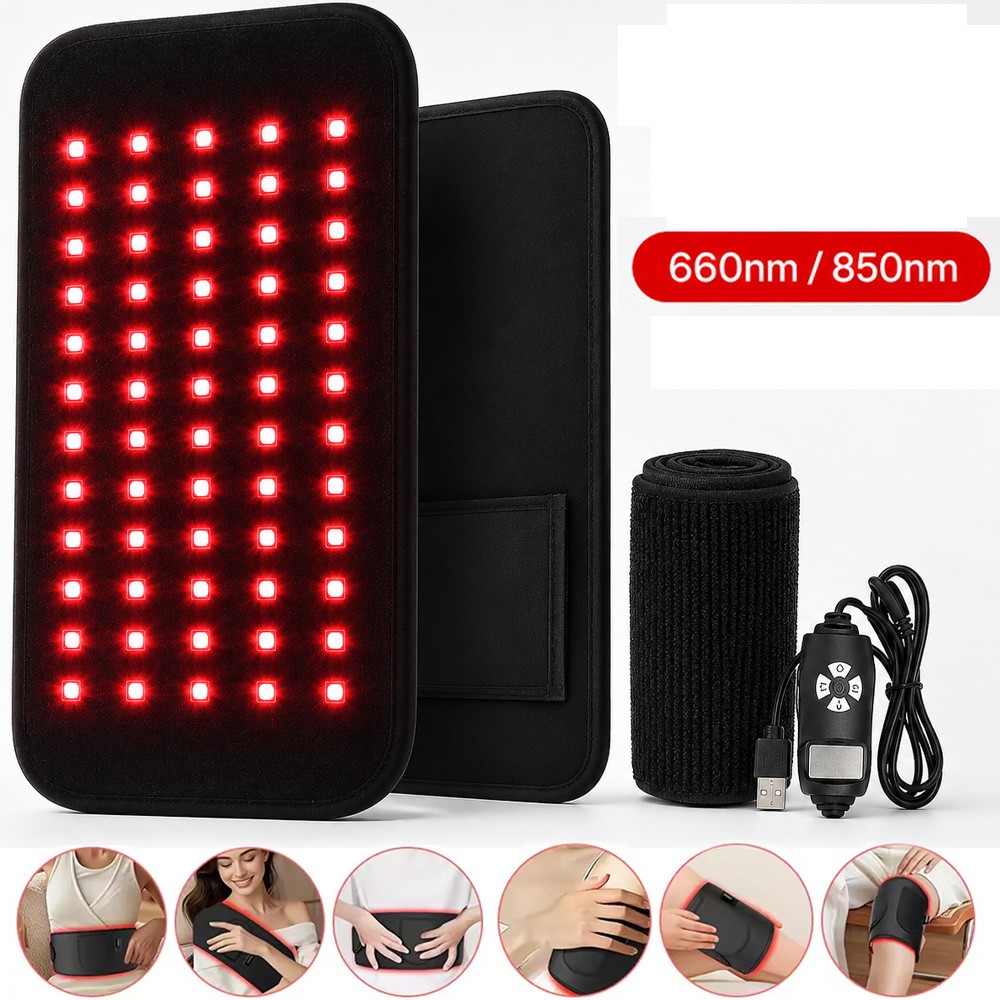 LED Red Light Therapy Pad Infrared Mat Device Back Full Body Muscle Pain Relief